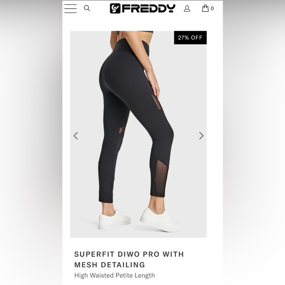 Freddy High Waisted Petite Leggings NEW